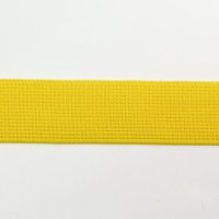 Тесьма эластичная  2.5 см полиэстр 76%, латекс 24% жёлтый   