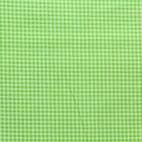 Хлопок  112 см хлопок 100%, 140 г/м² зелёный  клетка 2,5 мм на белом