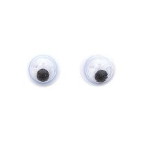 Глаза кукольные подвижные ø 0.5 см, пластик прозрачный    