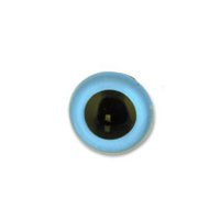 Глаза кукольные пришивные ø 1.2 см, стекло светло-голубой, чёрный   