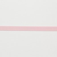 Лента репсовая  0.6 см полиэстр 100% бледно-розовый   