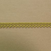 Кружево  1.2 см хлопок 100% горчичный   
