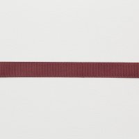 Лента репсовая  1.2 см полиэстр 100% бордовый   