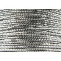 Шнур металлизированный ø 0.4 см серебряный   