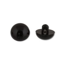 Глаза кукольные пришивные ø 0.8 см, пластик чёрный   