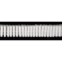 Лента шторная коэф. сборки  1/1 1.7 см полиэстр 100% белый   