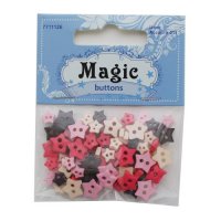 Пуговица декоративная звёздочки 0,5-1,0 см   