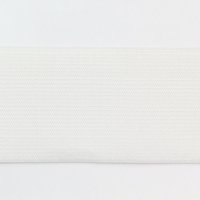 Тесьма эластичная (резинка) 5 см полиэстр 52%, латекс 48% белый   