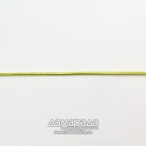 Шнур металлизированный эластичный ø 0.2 см