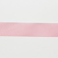 Лента репсовая  2.5 см полиэстр 100% бледно-розовый   