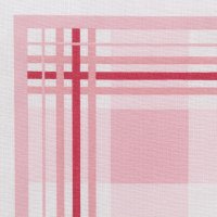 Ситец платочный 135 см купон 31.5 см, хлопок 100%, 99 г/м² розовый, бордовый  квадрат на белом